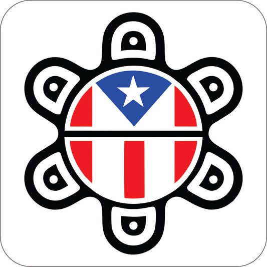 Porta Vasos (Casters)- Sol taino y Bandera de PR