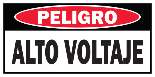 Rotulo General 6' x 12"- Alto Voltaje