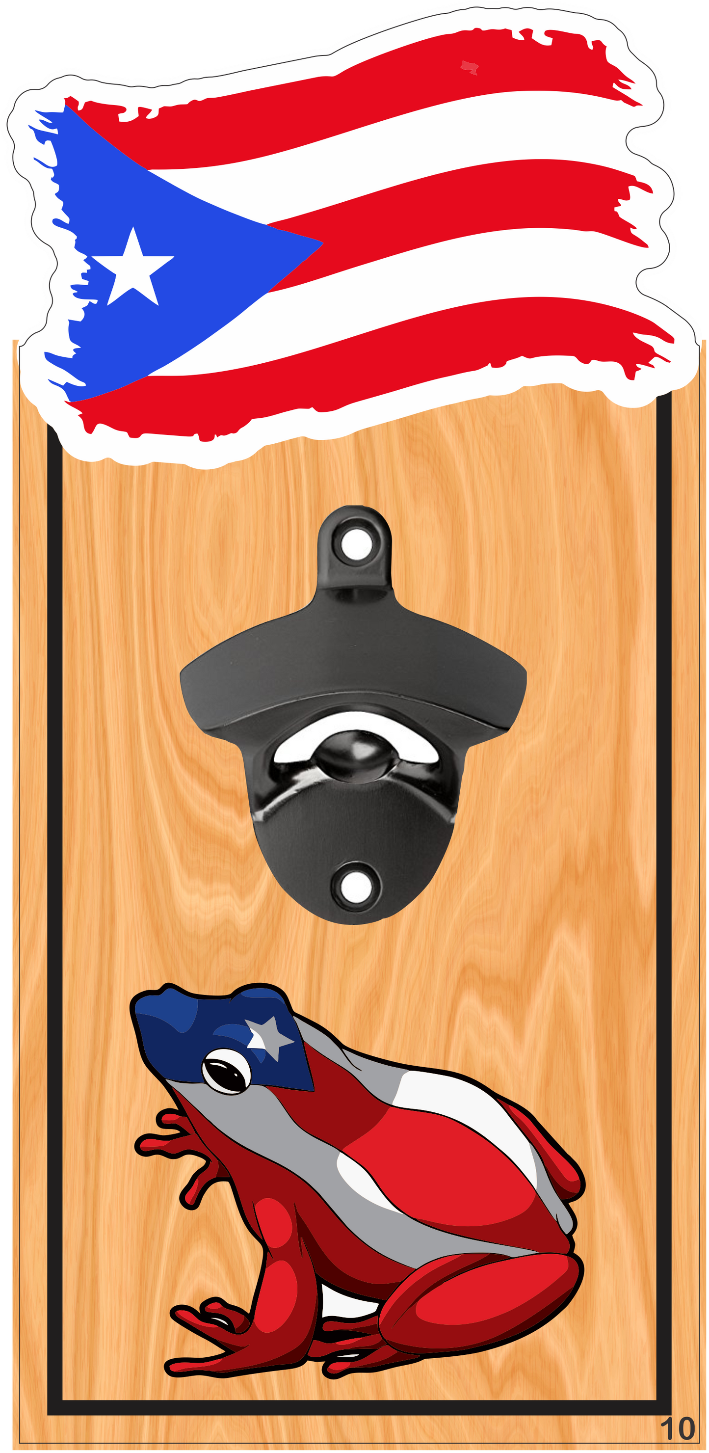Abre botellas Bandera- Coqui