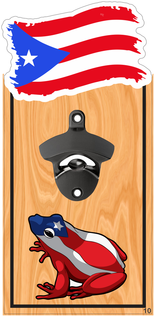 Abre botellas Bandera- Coqui