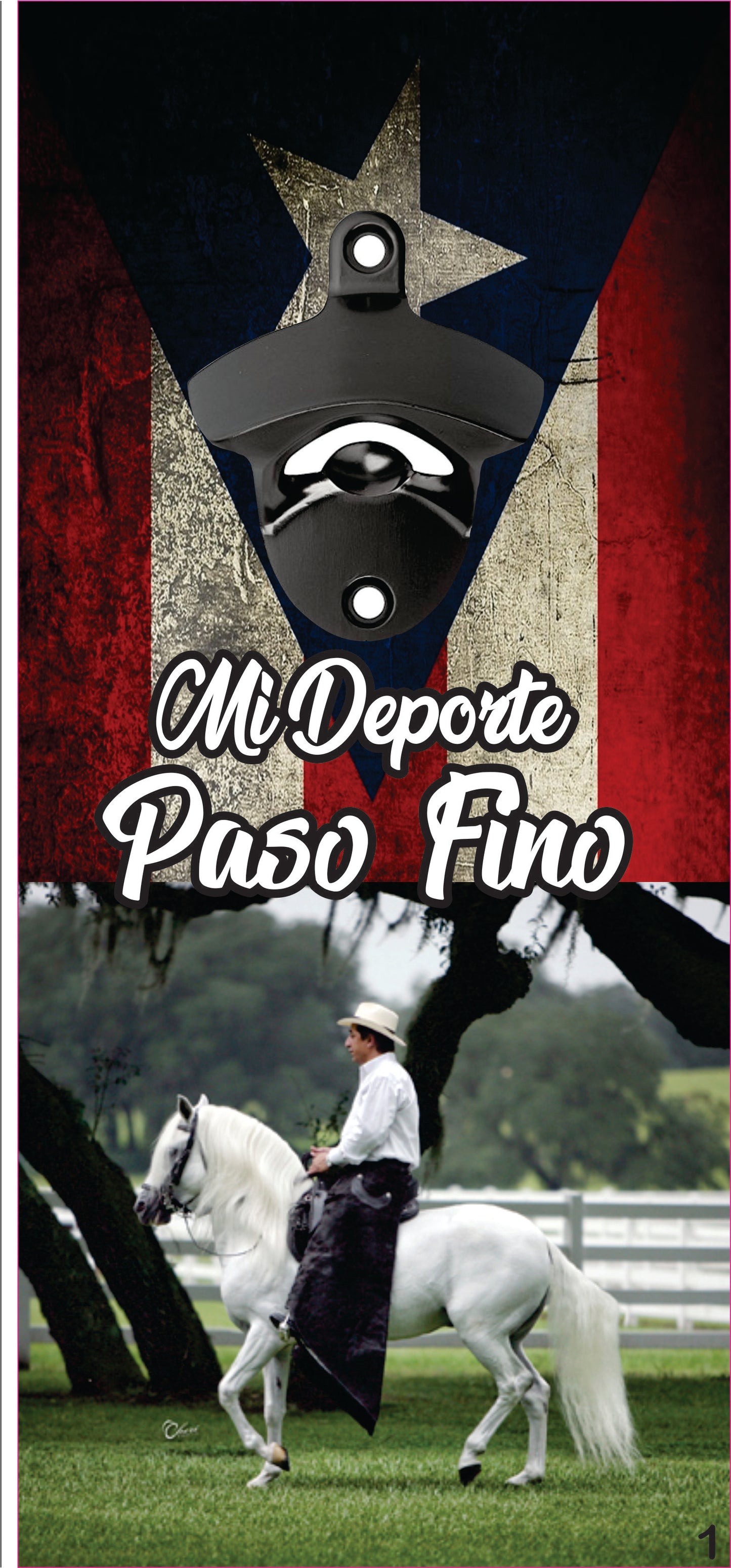Abre botellas Paso Fino- Caballo blanco