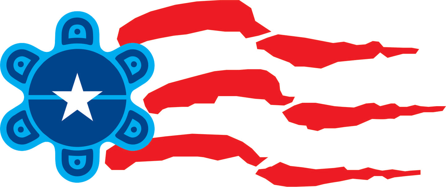 Calcomanías de Puerto Rico 12 (Paquete de 12)