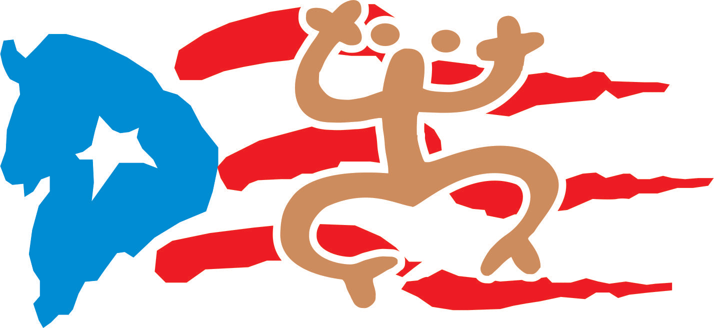 Calcomanías de Puerto Rico 16 (Paquete de 12)