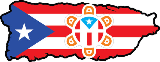 Calcomanías de Puerto Rico 17 (Paquete de 12)