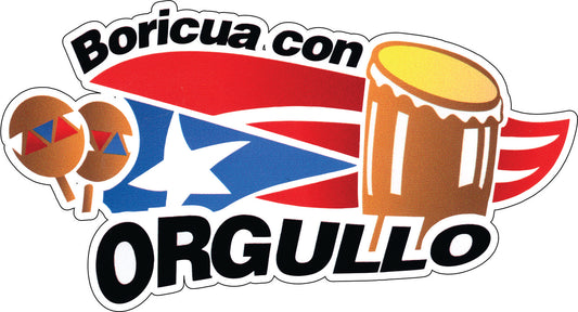 Calcomanías de Puerto Rico 20 (Paquete de 12)