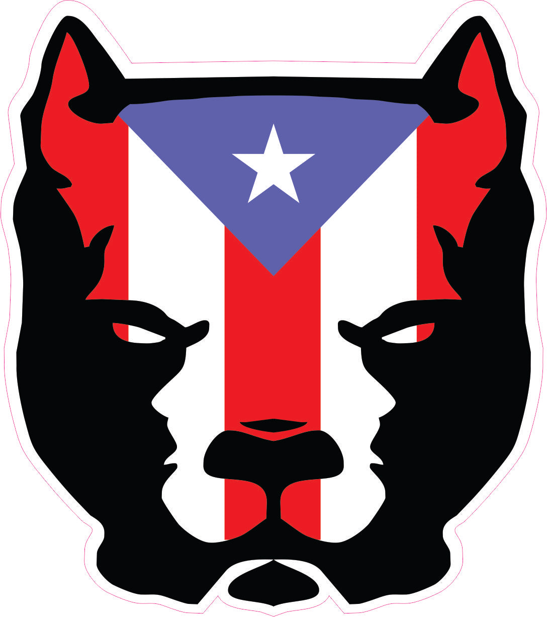 Calcomanías de Puerto Rico 24 (Paquete de 12)