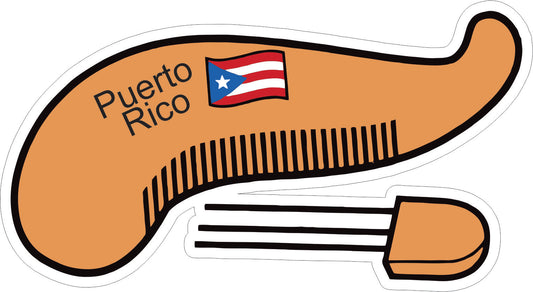 Calcomanías de Puerto Rico 29 (Paquete de 12)