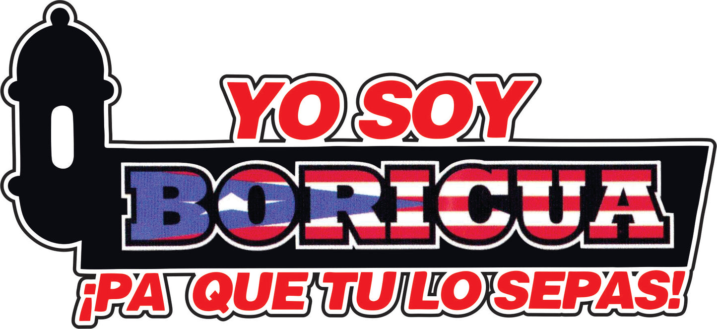 Calcomanías de Puerto Rico 36 (Paquete de 12)