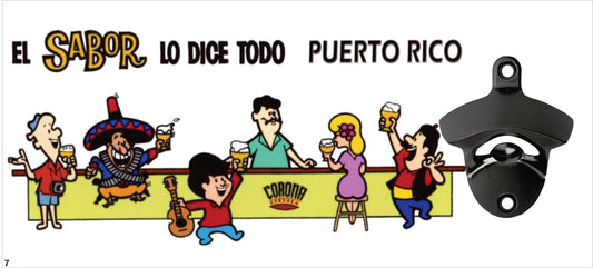 Abre botellas Cantalicio en barra muchos amigos