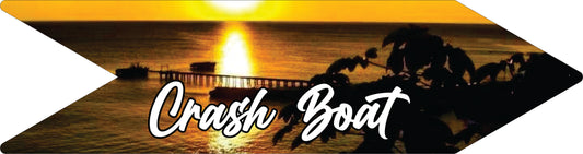 Flechas de Lugares (20"x 5.5")- Crash Boat 2