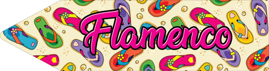Flechas de Lugares (20"x 5.5")- Flamenco