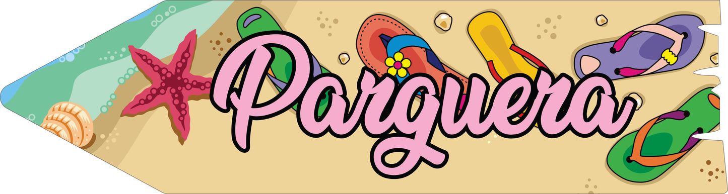 Flechas de Lugares (20"x 5.5")- Parguera 5