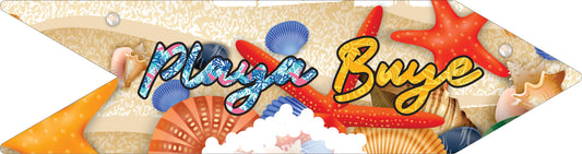 Flechas de Lugares (20"x 5.5")- Playa Buye 2