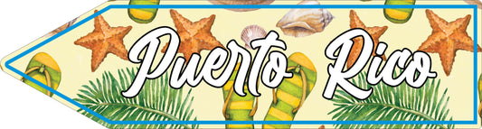 Flechas de Lugares (20"x 5.5")- Puerto Rico 5