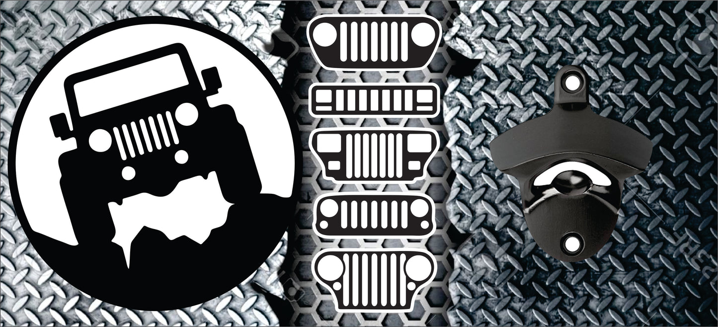 Abre botellas Jeep 10