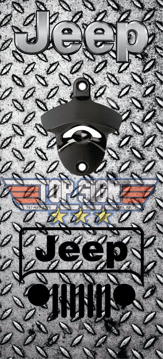 Abre botellas Jeep 2