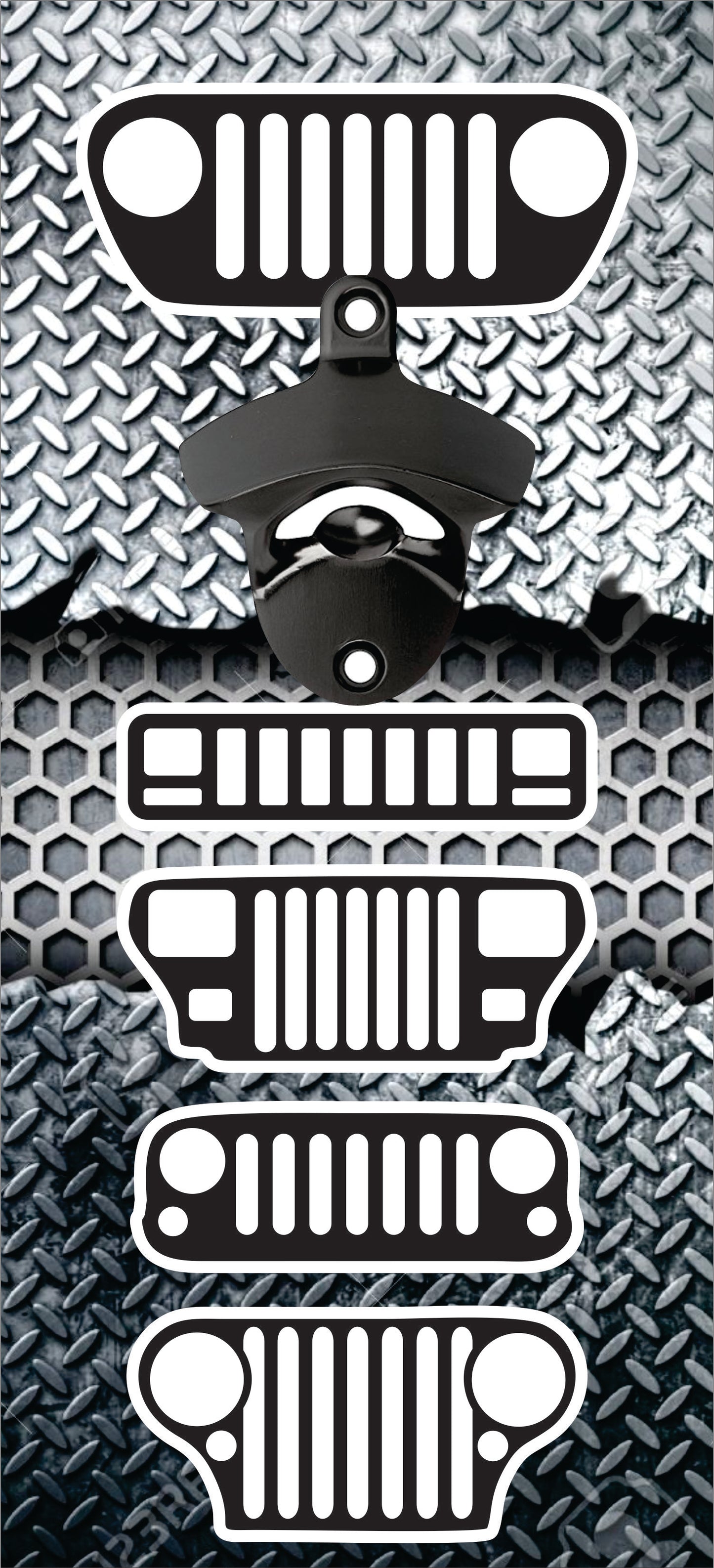 Abre botellas Jeep 8