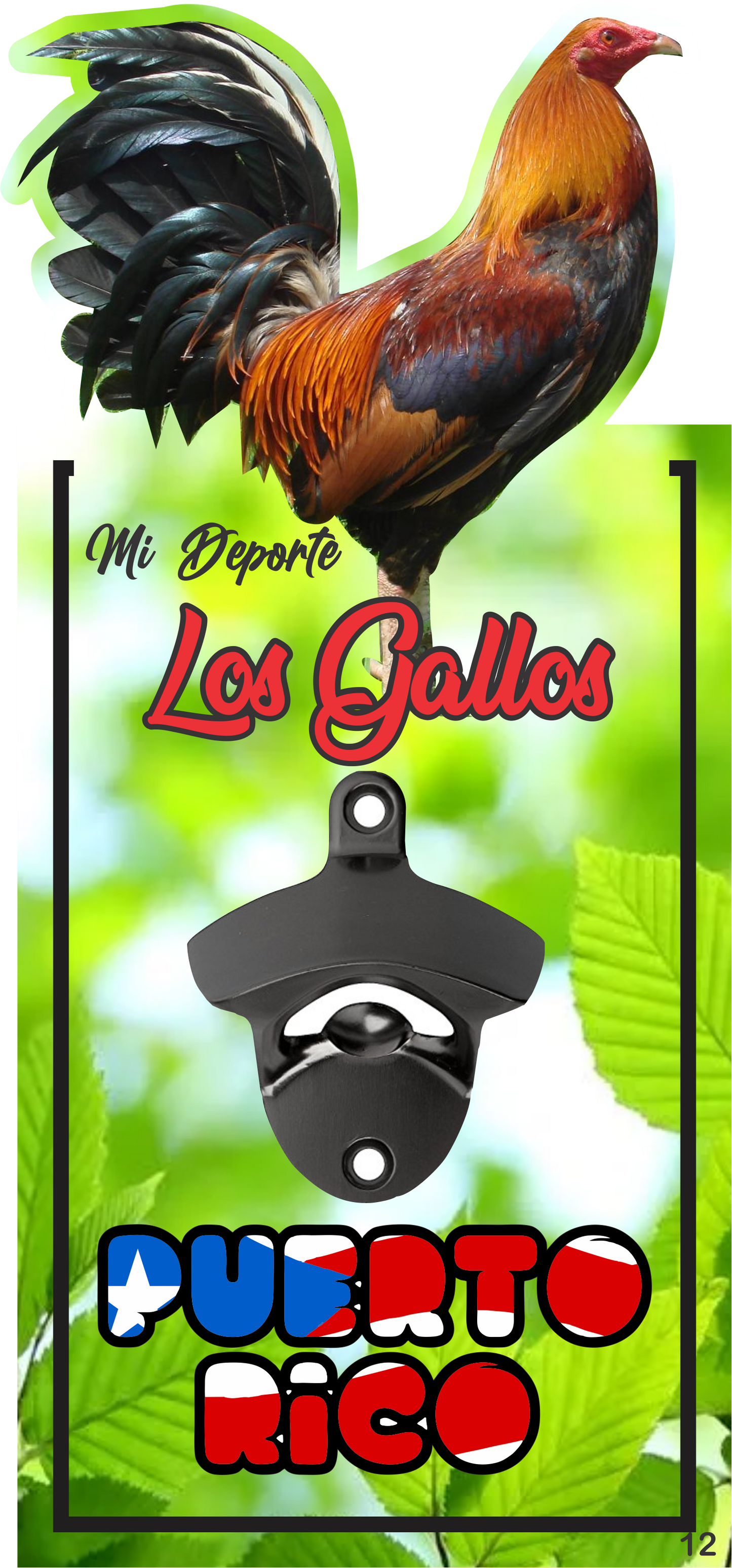 Abre botellas Mi Deporte: Los Gallos