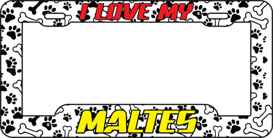 Marco Tablilla Perro Maltes
