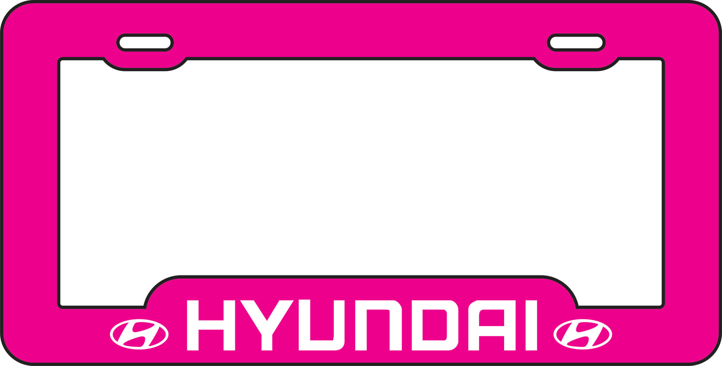 Marco Tablilla Auto- Hyundai Magenta
