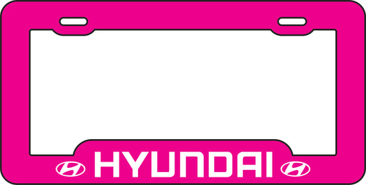 Marco Tablilla Auto- Hyundai Magenta