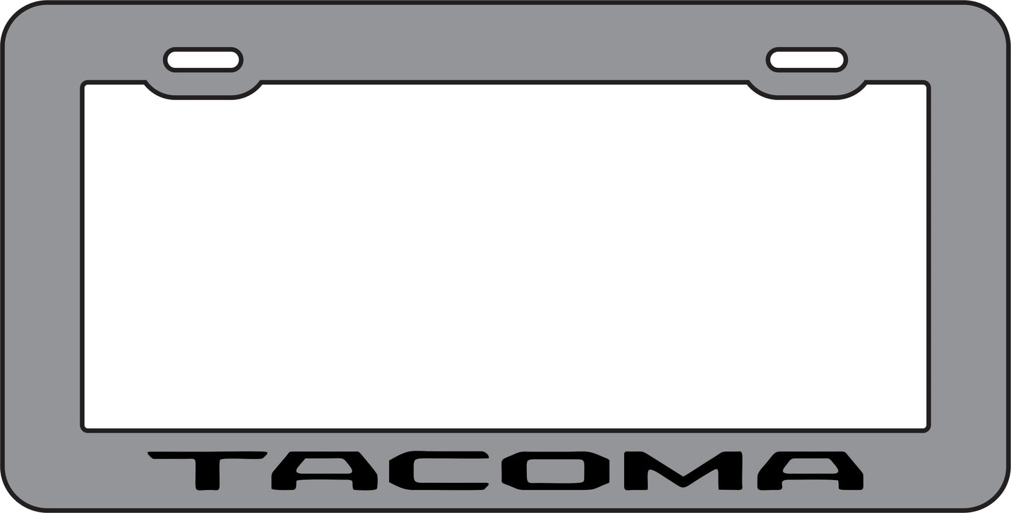 Marco Tablilla Auto- Tacoma Gris
