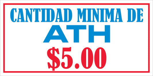 Rotulo General 6' x 12"- Cantidad minima de ATH $5