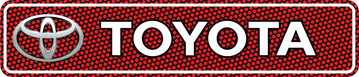 Tablillas Europeas Laser- Larga Toyota