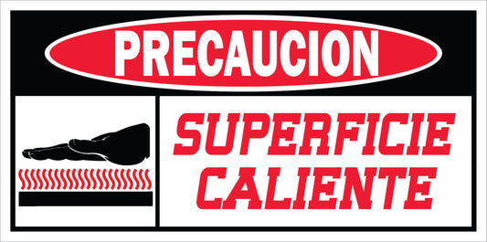 Rotulo General 6' x 12"- Superficie caliente
