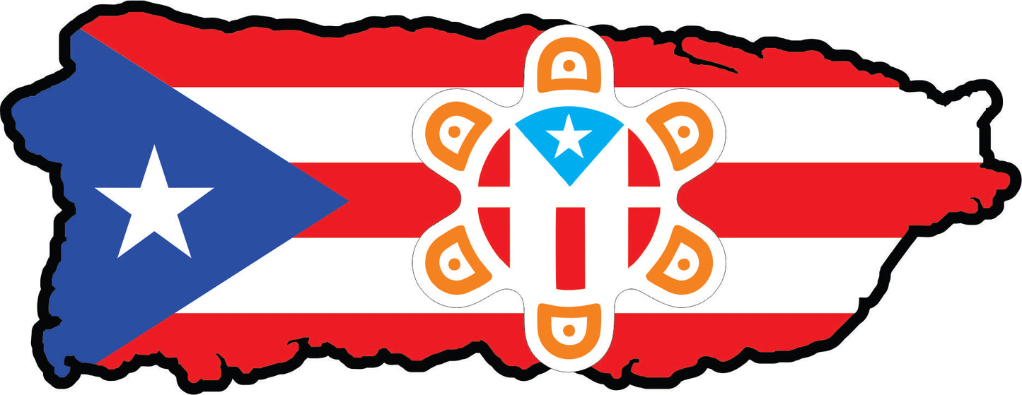 Calcomanías de Puerto Rico 17 (Paquete de 12)
