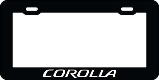Marco Tablilla Auto- Corolla Negra