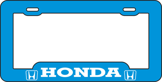 Marco Tablilla Auto- Honda Azul