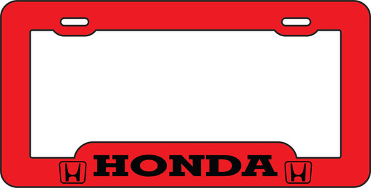 Marco Tablilla Auto- Honda Roja