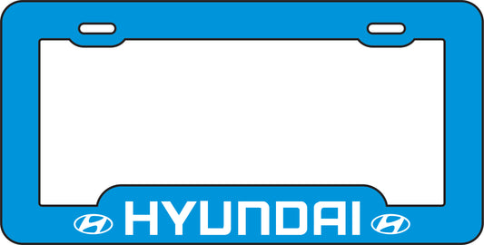 Marco Tablilla Auto- Hyundai Azul