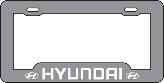Marco Tablilla Auto- Hyundai Gris