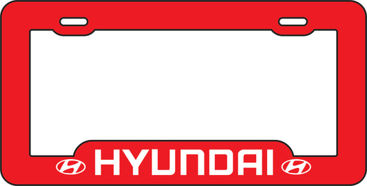 Marco Tablilla Auto- Hyundai Roja