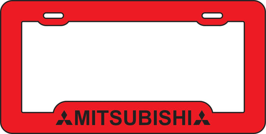 Marco Tablilla Auto- Mitsubishi Roja
