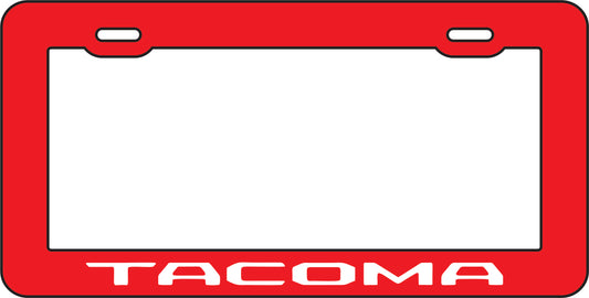 Marco Tablilla Auto- Tacoma Roja