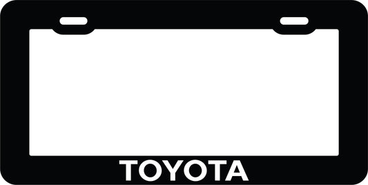 Marco Tablilla Auto- Toyota Negra