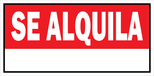Rotulo General 6' x 12"- Se Alquila