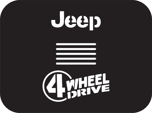 Tapas de Jeep- Jeep-4 wheel drive